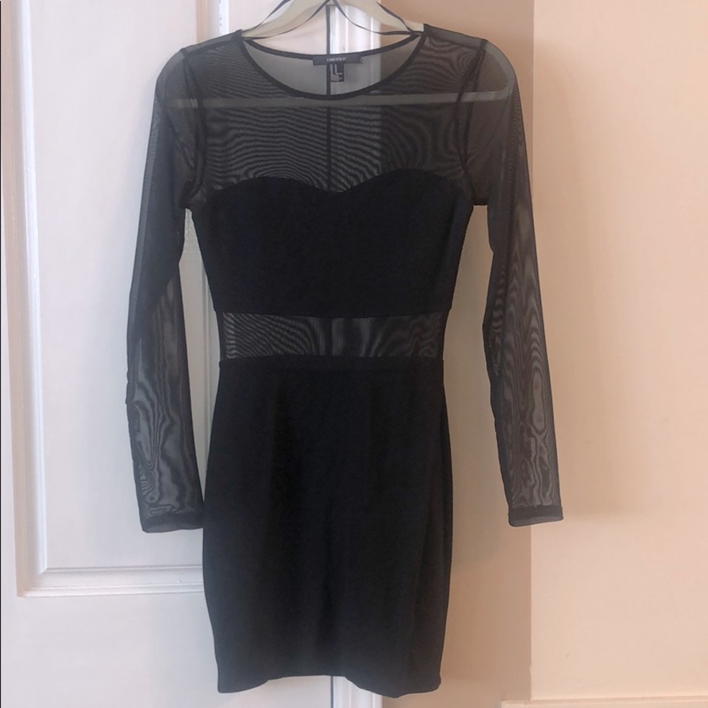 Sexy black dress